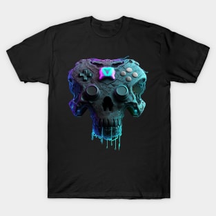 Gamer's Cybernetic Skull T-Shirt